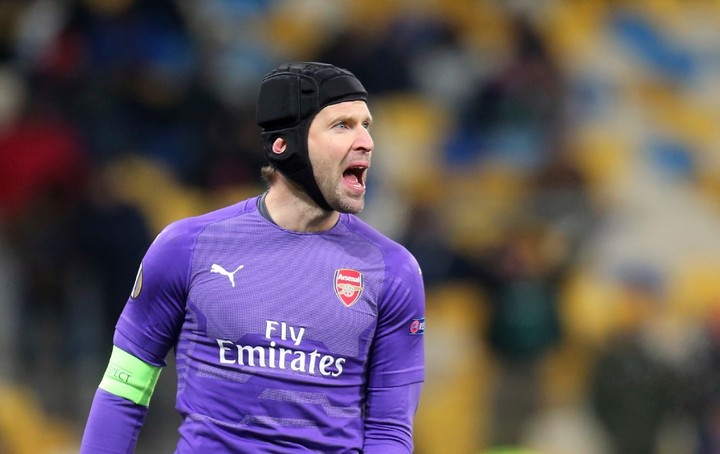 Petr Čech ako hokejový brankár. Plní si detské sny